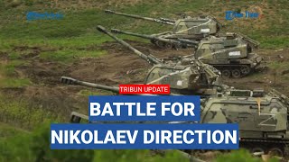 Battle for Nikolaev Ukraine lost 31 tanks 78 artillery units and over 240 servicemen 540p [upl. by Ayekel]