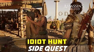 Idiot Hunt  Side Quest  Kythera  AC ODYSSEY [upl. by Gladine661]