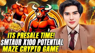 MINOTAURUS NEW CRYPTO GAMING MTAUR TOKEN X100 POTENTIAL [upl. by Nirrak]