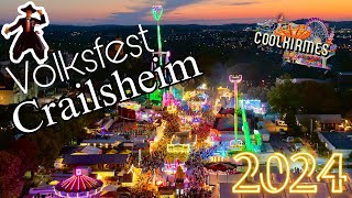 Fränkisches Volksfest Crailsheim 2024  Sonnenschein und gute Laune  Werbung   Clip by CoolKirmes [upl. by Liman]