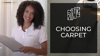 How to Choose the Best Carpet  UK Flooring Direct [upl. by Nellek]