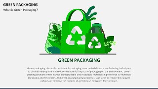 Green Packaging Animated PowerPoint Template [upl. by Chris]