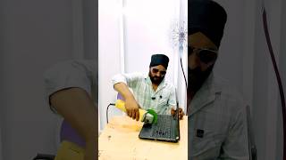 आज तो laptop 💻 💻 💻 काट दिया  इसके अन्दर से तो आग निकल रही हैं 😁😢😢😢experiment videoexperiment [upl. by Kenneth]