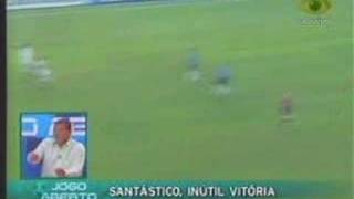 06062007  SEMI  Libertadores  Santos 3 X 1 GRÊMIO [upl. by Attiuqaj203]