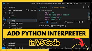 How to Add Python Interpreter in Visual Studio Code  Step By Step [upl. by Selle678]