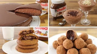 4 Easy Nutella Dessert Recipes [upl. by Wehttam861]