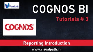 3 Basic Introduction to Cognos Analytics  Cognos BI Tutorials for Beginners  Visualpath [upl. by Loftus]