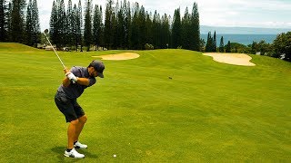 PLAYING IN THE WIND AT KAPALUA BAY WAS GNARLY [upl. by Ateloj]