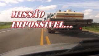 Missão Impossível Ultrapassagem na estrada sobre 4 caminhões ao mesmo tempo  Mission Impossible [upl. by Eittel]