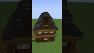 How To Build A WOODEN SURVIVAL HOUSE In Minecraft Speedbuild [upl. by Artiek]