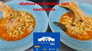 Alubias con cochinillo o lechazo [upl. by Pegasus436]