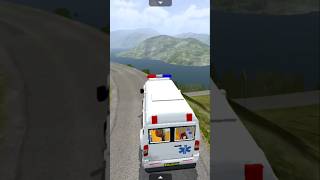 Hill road axident emergency driveAmbulancebussid bussimulatorindonesia ambulance sub emergency [upl. by Grochow539]