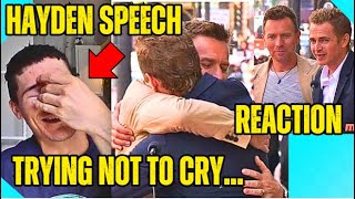 HOLDING BACK TEARS Reacting to Ewan McGregor Walk of Fame Ceremony Hayden Christensen Speech [upl. by Lebana]