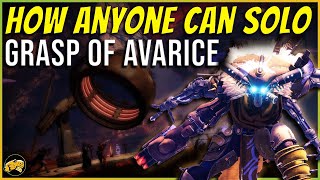 Grasp of Avarice Complete Walkthrough  Solo Flawless Tips  Dungeon Guide  Destiny 2  Basic Gear [upl. by Maclaine]