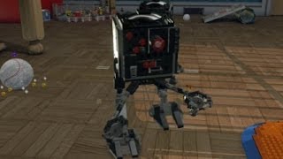 LEGO Movie Videogame  Golden Instruction Build 11  Micro Manager Walker [upl. by Nnylak733]