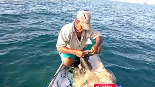 JALA IKAN DI LAUT TELONGELONG LOMBOK TIMUR  MANCING MANIA LOMBOK [upl. by Nywled]