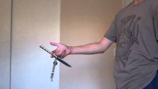 Balisong Tutorial Full Twirl Intermediate [upl. by Carolan]