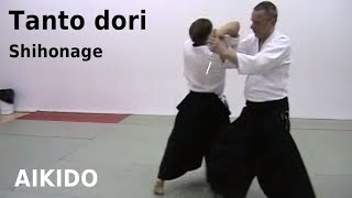 Aikido TANTO DORI knife defense  SHIHONAGE by Stefan Stenudd in 2007 [upl. by Elon949]