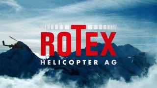 ROTEX HELICOPTER AG  BIFOR Projekt in England Montage von 95 Rotationen Gittermast [upl. by Gathard]