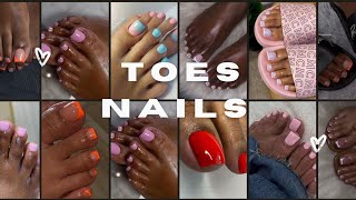 ELEGANT TOES NAILS DESIGN TO TRY OUT THIS MONTH [upl. by Htennaj34]