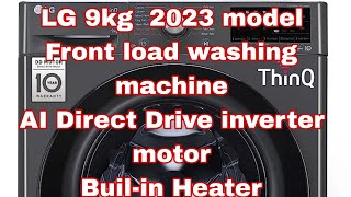 LG 9kg 2023 model  Front load washing machine  best washing machine in India  washingmachine lg [upl. by Natelson]