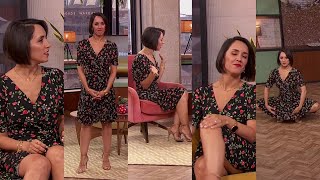 Janette ManraraLegs In A Floral Summer Dress Gorgeous 20624 HD [upl. by Adnor844]