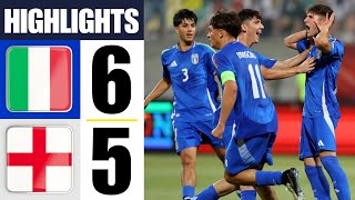 Italy vs England  Highlights amp Penalty Shootout  U17 European Championship QuarterFinal 30052024 [upl. by Gujral]