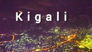 Night FLIGHT OVER KIGALI How It Looks To Take Off During Night From Kigali International Airport [upl. by Nnair]