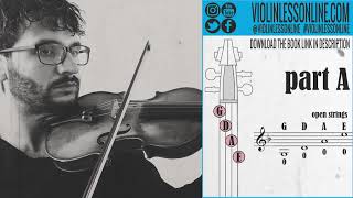 01 Schindlers List  Part A Violin Song Tutorial [upl. by Petulah]