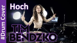 Tim Bendzko  Hoch  Drum Cover  First Recording in new Studio [upl. by Apostles610]