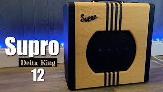 Supro Delta King 12 Review Tone Tips amp More [upl. by Steffi]