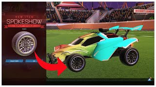 All The NEW SPOKESHOW Import Wheel Painted Variants In Rocket League [upl. by Ananna987]