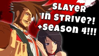 SEASON 4 amp SLAYER IN STRIVE LIVE REACTION [upl. by Nodnyl352]