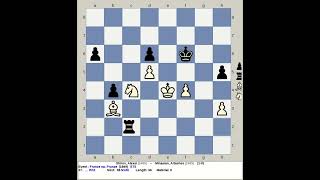 Shirov Alexei vs Minasian Artashes  Frunze Chess Open 1989 Kyrgyztan [upl. by Akcirred]