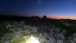 Hiking on Rippon Tor at night Dartmoor Aug 2022 [upl. by Samalla]