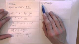 Matematik 4  Komplexa tal del 7  Multiplikation [upl. by Damal]