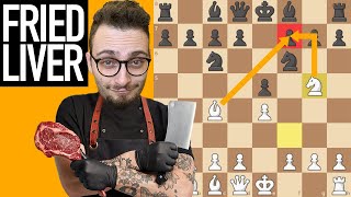 WIN IN 8 MOVES  The Fried Liver Attack [upl. by Weingartner955]