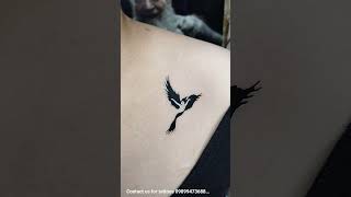 collarbone tattoo for girls 09899473688 collarbone collarbonetattoos pheonix pheonixtattoo [upl. by Daza]