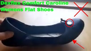 ✅ How To Use Dexflex Comfort Caroline Womens Flat Shoes Review [upl. by Letram]