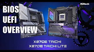 X870E Taichi UEFI Bios Overview [upl. by Mcnutt]