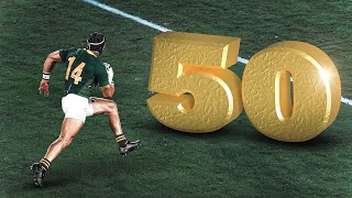 Cheslin Kolbes 50 BEST Sidesteps in Rugby [upl. by Haelat]