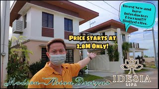 House Tour  IDESIA LIPA CITY  along the Highway lang 😍🏡 Napakagandang investment Location Value 👌 [upl. by Ilyak]