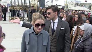 Olivia Palermo and more at the Valentino Fashion Show in Paris [upl. by Farro901]