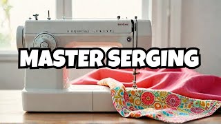 Serging The Secret to a Professional Finish on Your Sewing Projects [upl. by Palumbo609]