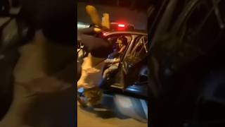 quotMan Jumps Off Car Roof and Falls onto Gate – Epic Failquot funny trending trending [upl. by Etnohs]