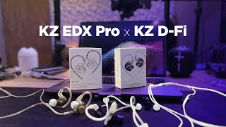 Fone KZ EDX Pro x KZ Dfi 🎧 Primeiras impressões [upl. by Attah104]