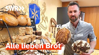 Brot backen Sauerteigbrot Naan Focaccia Baguette – Brotliebe international  SWR Treffpunkt [upl. by Ahsiadal]