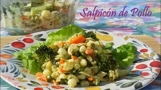 SALPICÒN DE POLLO receta extremadamente deliciosa y fácil [upl. by Bonny121]