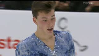 Matthew Markell 2019 Canadian Tire National Skating Championships  SP [upl. by Gussie]