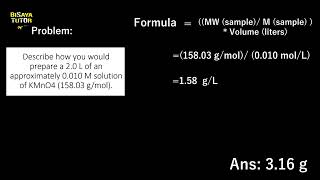 Calculating the Mass of the TitrantAnalytical Chemistry [upl. by Normalie]